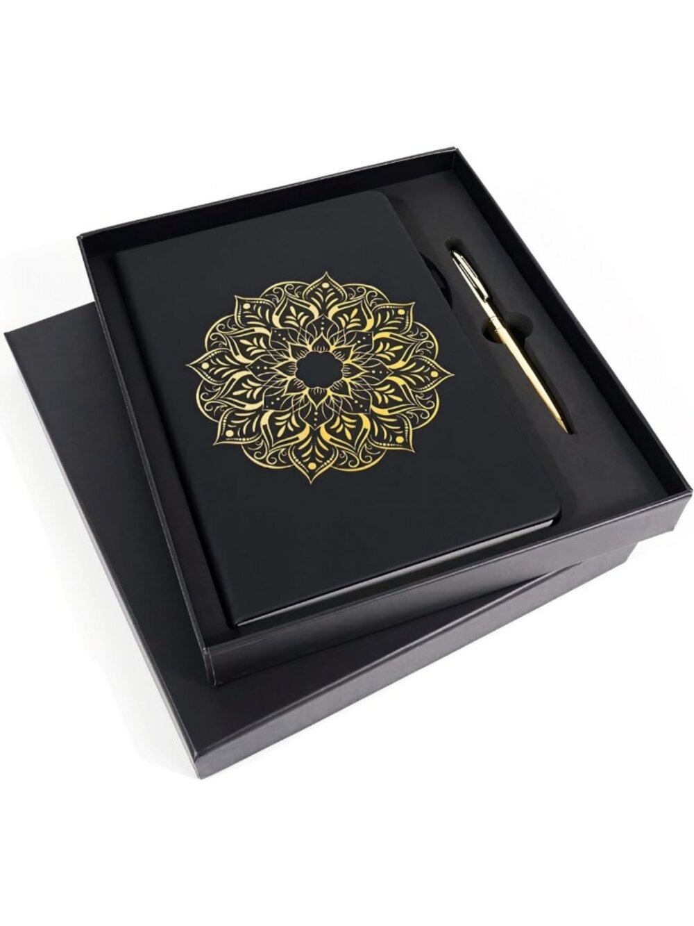 Mandala Journal & Pen Gift Set - Perfect for Women & Men, Ideal for Writing